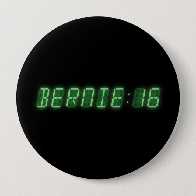 Badge Rond 10 Cm Bernie Sanders Time (Devant)