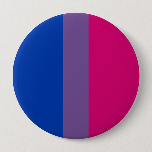 Badge Rond 10 Cm Bisexuel fier (Devant)