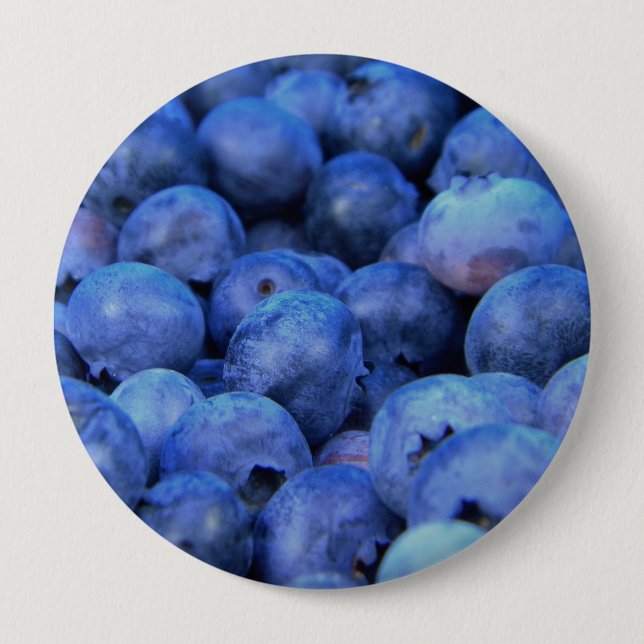 Badge Rond 10 Cm blueberry pile (Devant)