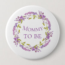 Boho Purple Wreath maman d'être 4"