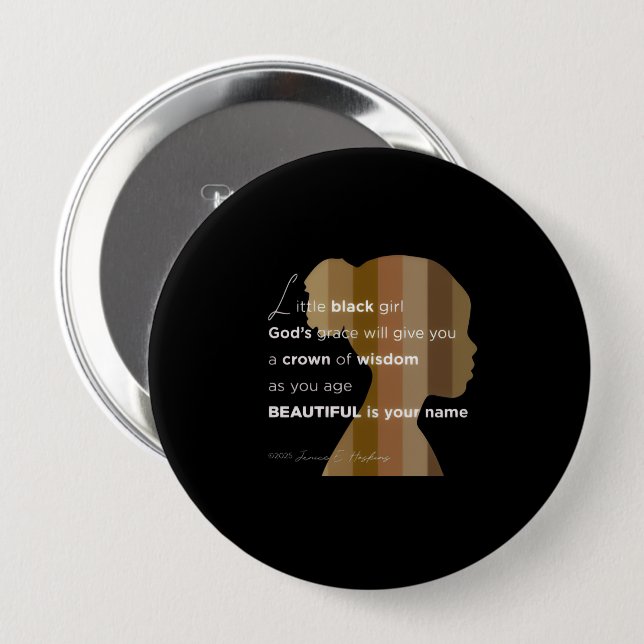 Badge Rond 10 Cm Bouton (Devant & derrière)