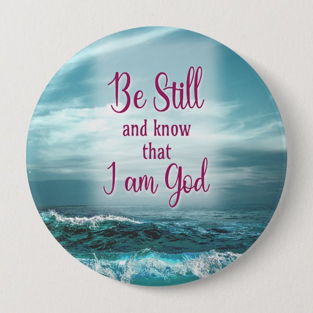 Badge Rond 10 Cm Bouton (Devant)