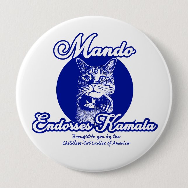 Badge Rond 10 Cm Bouton (Devant)