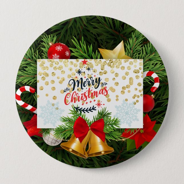 Badge Rond 10 Cm Bouton arrondi du bouton, (Devant)