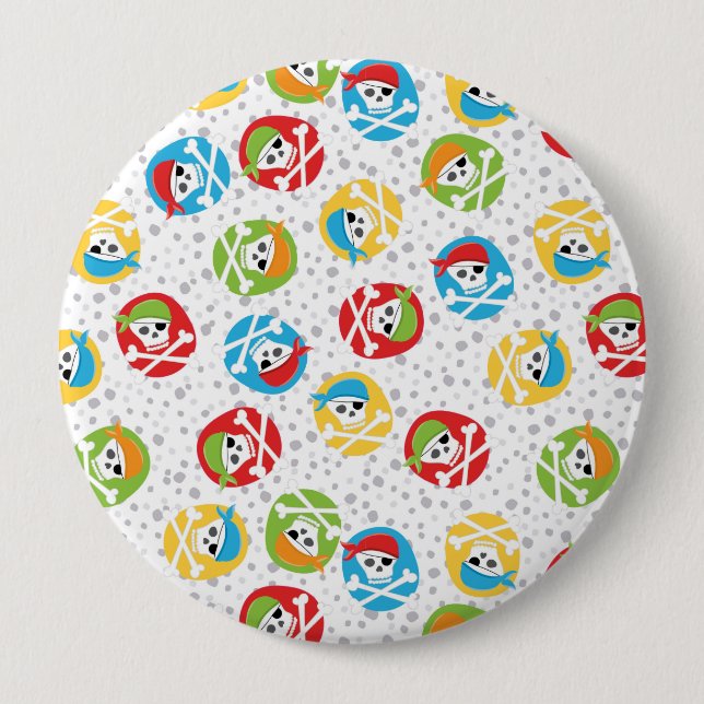 Badge Rond 10 Cm Bouton Arrondi immense (Devant)