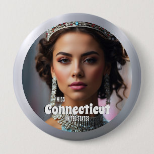 Badge Rond 10 Cm Bouton d'apparence de concours pour participantes