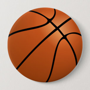 Badge Rond 10 Cm Bouton de conception de basket-ball