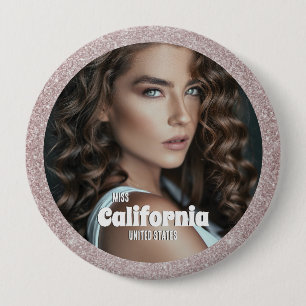 Badge Rond 10 Cm Bouton de concurrent de concours de beauté - Éping