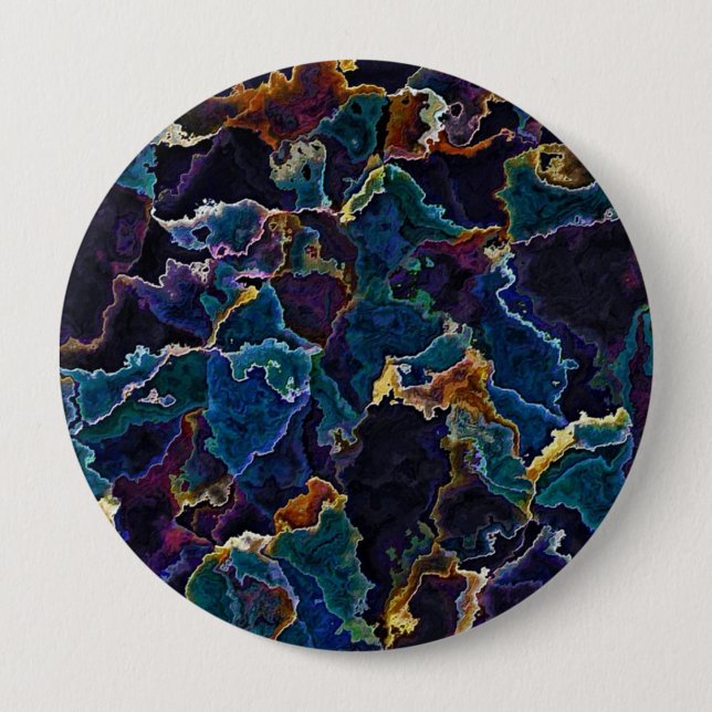 Badge Rond 10 Cm Bouton de coupe d'huile (Devant)