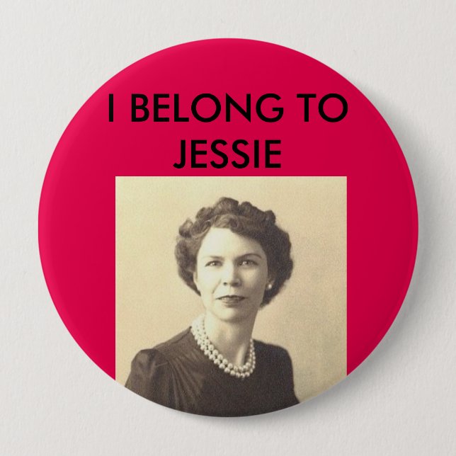 Badge Rond 10 Cm Bouton de famille de Jessie (Devant)