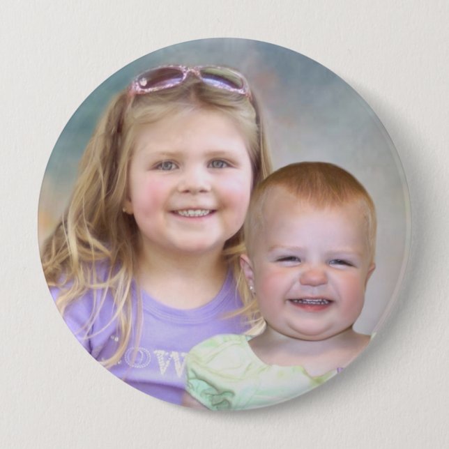 Badge Rond 10 Cm Bouton de l'amour 2007 (Devant)