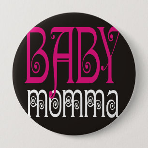 Badge Rond 10 Cm Bouton de Maman Bébé