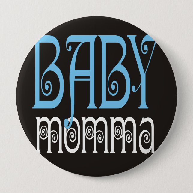 Badge Rond 10 Cm Bouton de mamans de bébé (Devant)