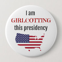 Bouton de protestation de mars des grandes femmes