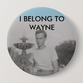Badge Rond 10 Cm Bouton de Wayne
