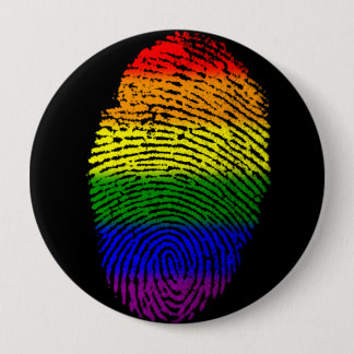 Badge Rond 10 Cm Bouton d'épingle LGBT Pride Arc-en-ciel