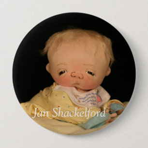 Badge Rond 10 Cm Bouton DJ de bébé de janv. Shackelford
