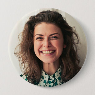 Badge Rond 10 Cm Bouton enseignant   Photo personnalisée
