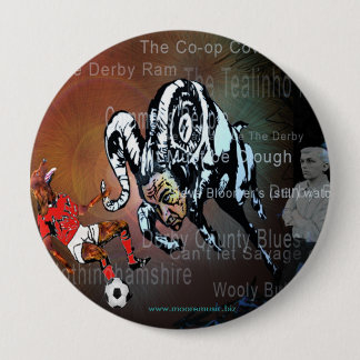 Badge Rond 10 Cm Bouton "fan Fayre de Derby "