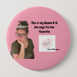 Badge Rond 10 Cm Bouton favori