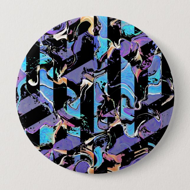 Badge Rond 10 Cm Bouton hideux (Devant)