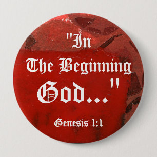 Badge Rond 10 Cm Bouton Louange le Seigneur