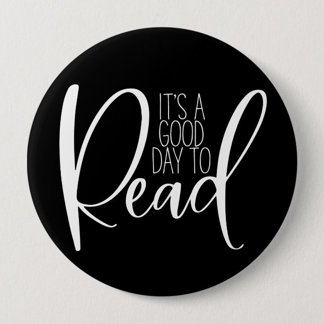 Badge Rond 10 Cm Bouton Lover du livre de lecture (Devant)
