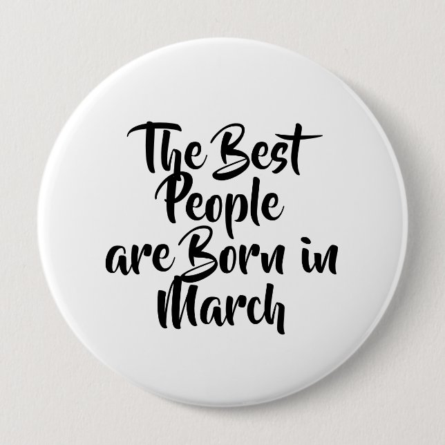 Badge Rond 10 Cm Bouton "Mars" Anniversaire (Devant)