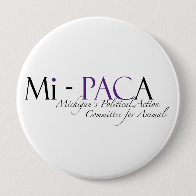 Badge Rond 10 Cm Bouton MI-PACA (Devant)