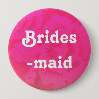 Badge Rond 10 Cm Bouton nuptiale de partie