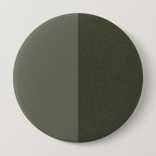 Badge Rond 10 Cm Bouton personnalisé Moss Green Duo-Tone (Devant)