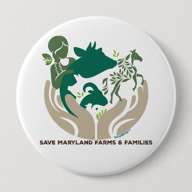 Badge Rond 10 Cm Bouton rond (Devant)