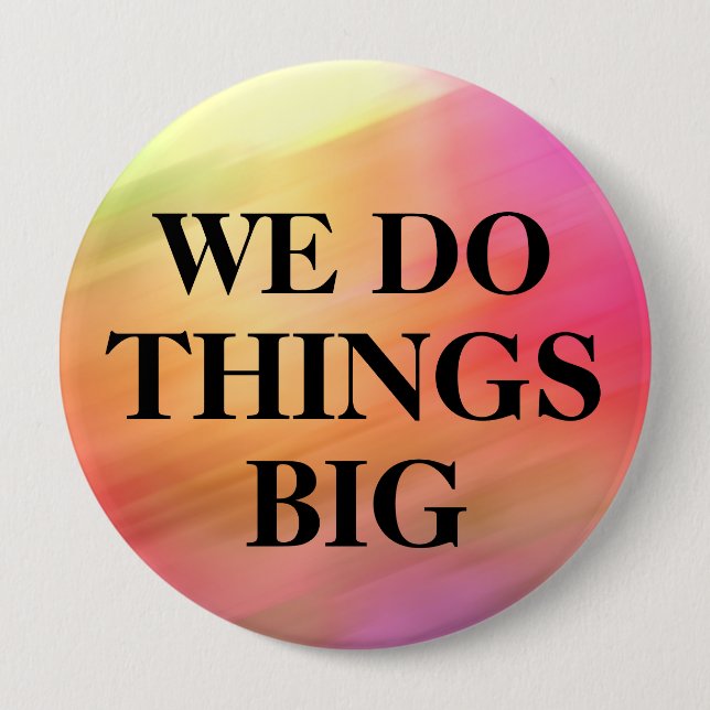 Badge Rond 10 Cm Boutons promotionnels du Salon du budget en vrac (Devant)