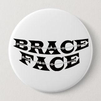 Badge Rond 10 Cm BRACEFACE - Bouton