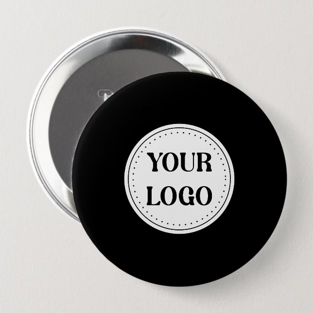 Badge Rond 10 Cm Branché, élégant et élégant (Devant & derrière)