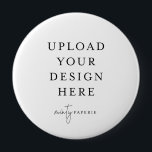 Badge Rond 10 Cm Broche à boutons 4" - Grande<br><div class="desc">Customisez la conception de votre broche à bouton dans Templett. Une fois la modification terminée,  téléchargez votre fichier dans un format JPG (n'oubliez pas d'activer l'option de fond perdu). Téléchargez votre design ici en cliquant sur le bouton bleu "Personnaliser".</div>