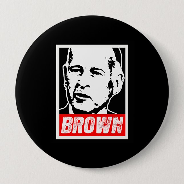 BADGE ROND 10 CM BRUN 2010 DE JERRY (Devant)