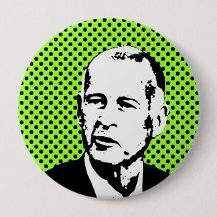 BADGE ROND 10 CM BRUN DE JERRY -