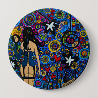 Badge Rond 10 Cm Button Mirror