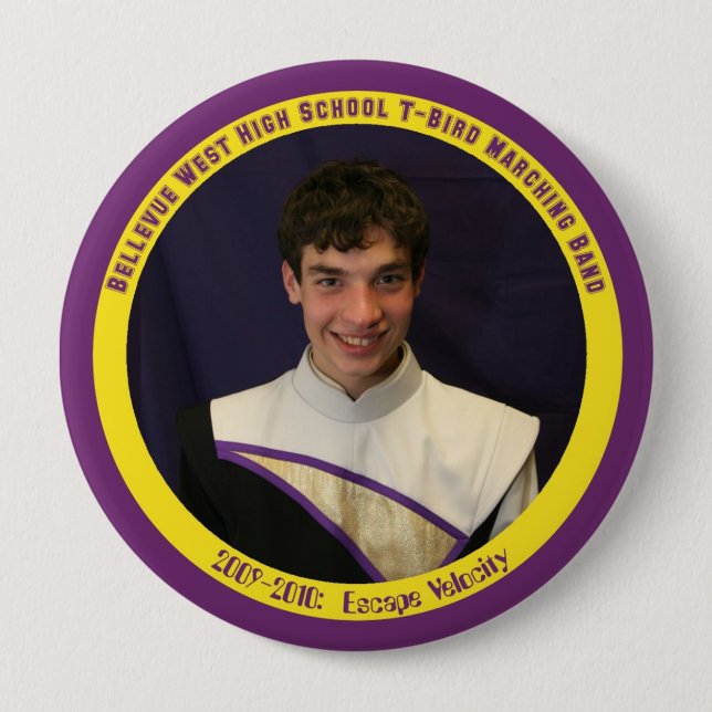 BADGE ROND 10 CM BWHS-4125 (Devant)