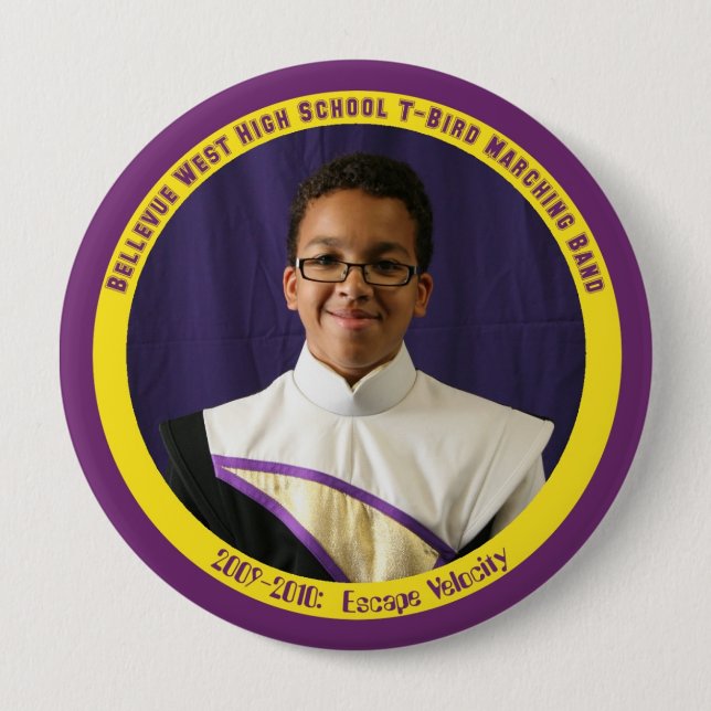 BADGE ROND 10 CM BWHS-9951 (Devant)