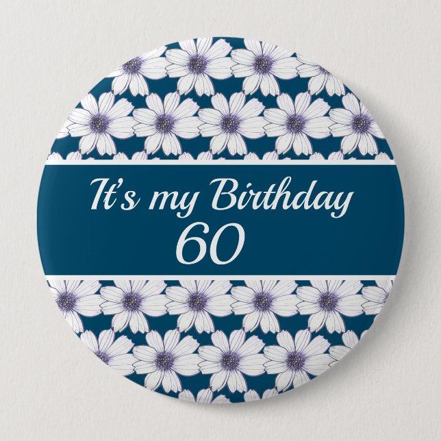 Badge Rond 10 Cm C’est mon anniversaire de naissance (Devant)
