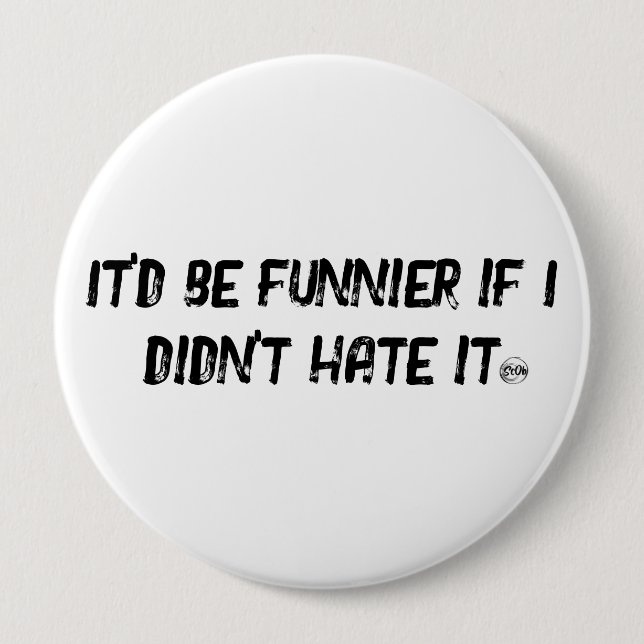 Badge Rond 10 Cm Cadeau de soirée de garçon rond bouton Sc0b Design (Devant)