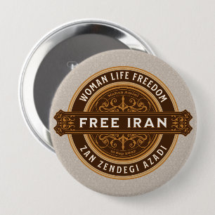 Badge Rond 10 Cm Cadeaux de Noël en vrac persan pour les collégiens