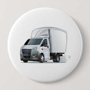 Badge Rond 10 Cm Camion de dessin