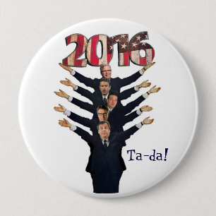 Badge Rond 10 Cm Candidats de GOP 2016 pour le président
