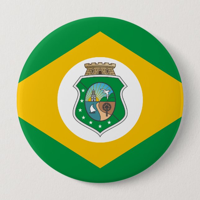 Badge Rond 10 Cm Ceara, Brésil (Devant)