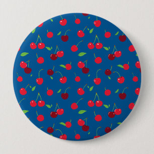 Badge Rond 10 Cm Cerise