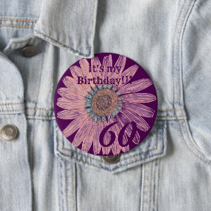 Badge Rond 10 Cm C'est mon anniversaire !! Anniversaire personnalis