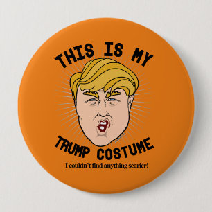 Badge Rond 10 Cm C'est mon costume de Donald Trump - je ne pourrais